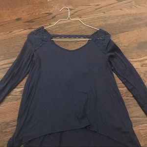 Abercrombie Lace Detail Long Sleeve